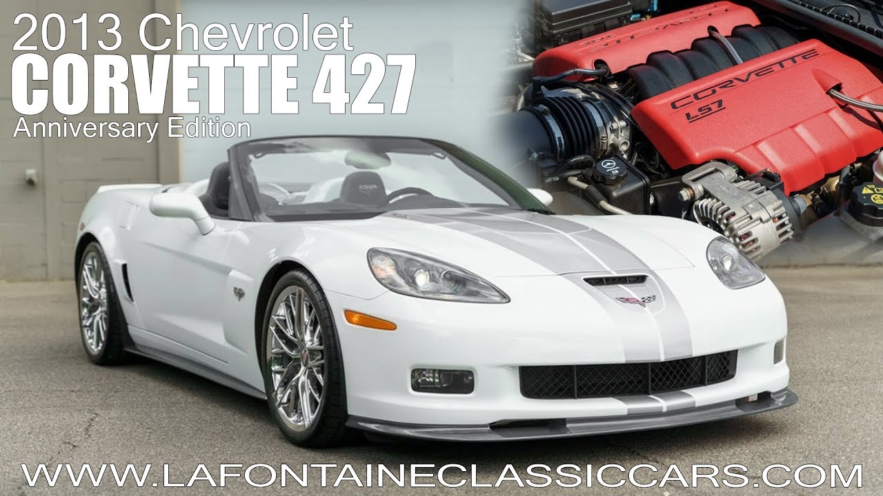 2013 Chevrolet Corvette 427 Convertible 60th Anniversary