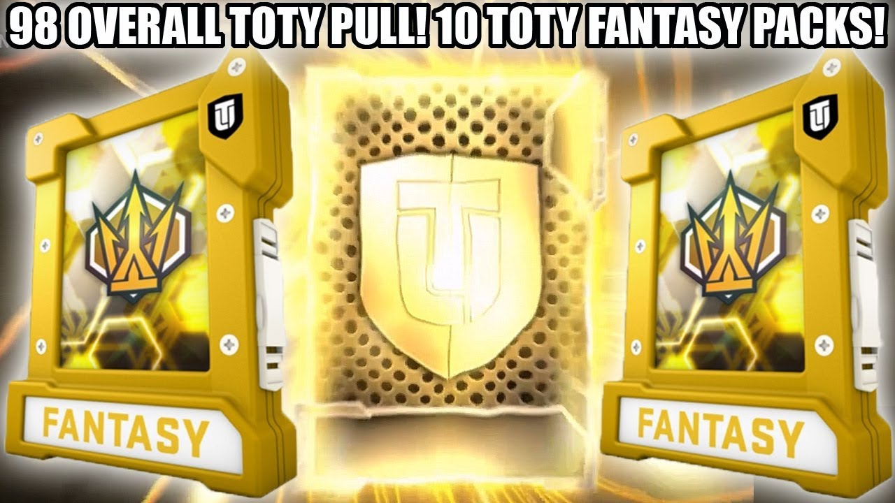 10 TOTY FANTASY PACKS! 98 OVERALL PULL! INSANE 4 MILLION COIN PACK OPENING | MADDEN 19 ULTIMATE TEAM