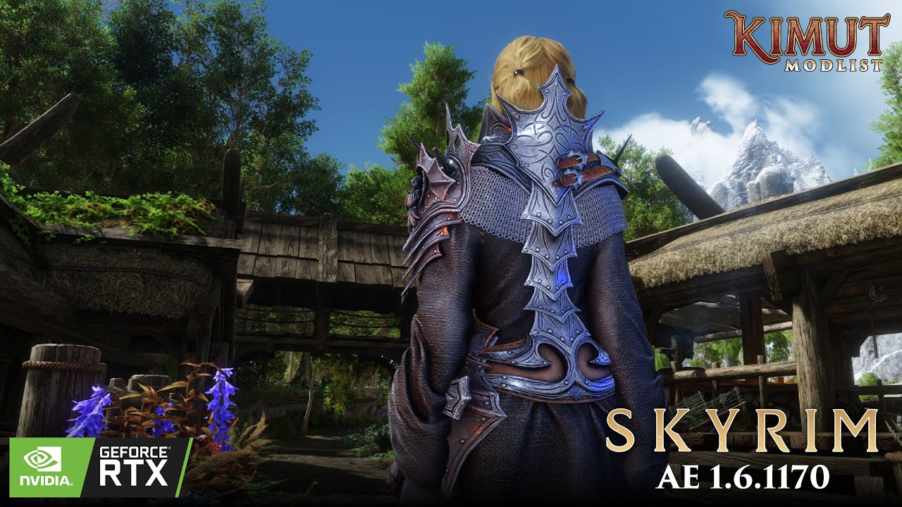 Skyrim AE KIMUT Modlist Community Shaders Gameplay Testing