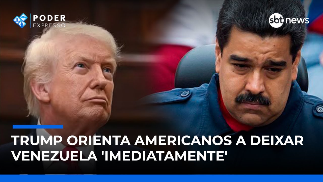 Trump orienta americanos a deixar Venezuela 'imediatamente' | SBT News