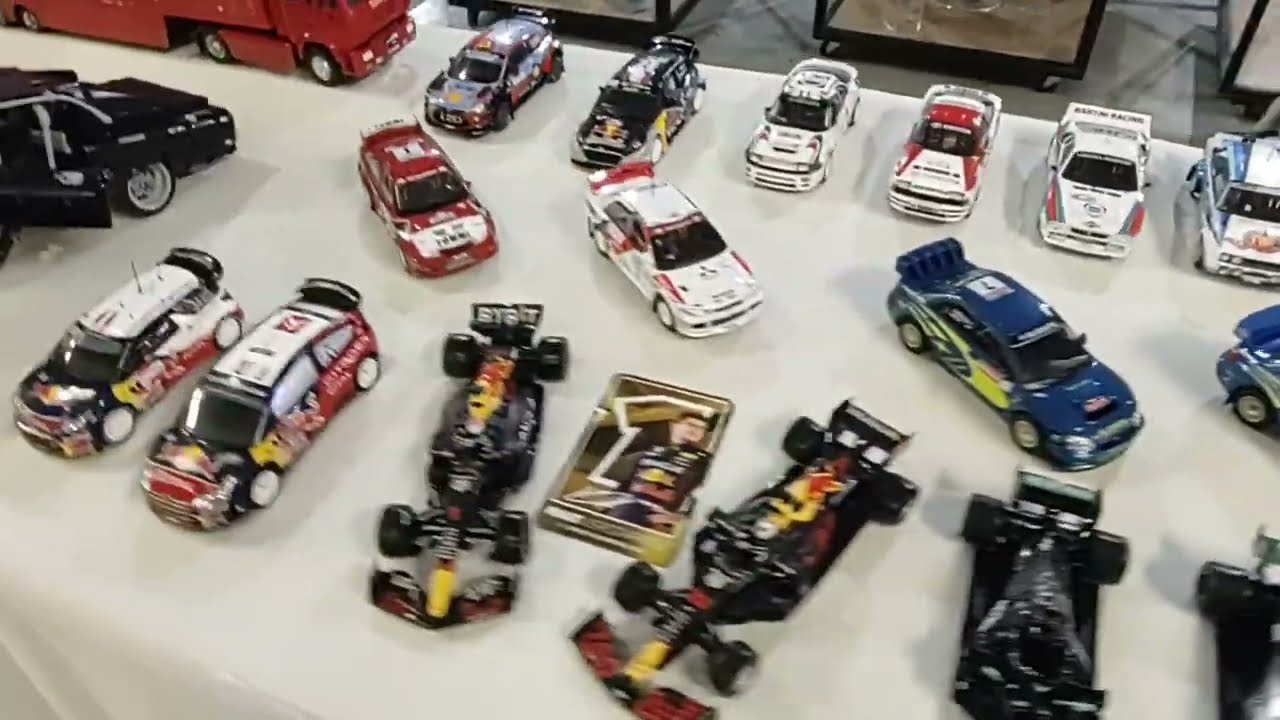 Mi colección de autos de rally, f1 y aviones a escala. Exhibición 20 aniversario del club CAEP
