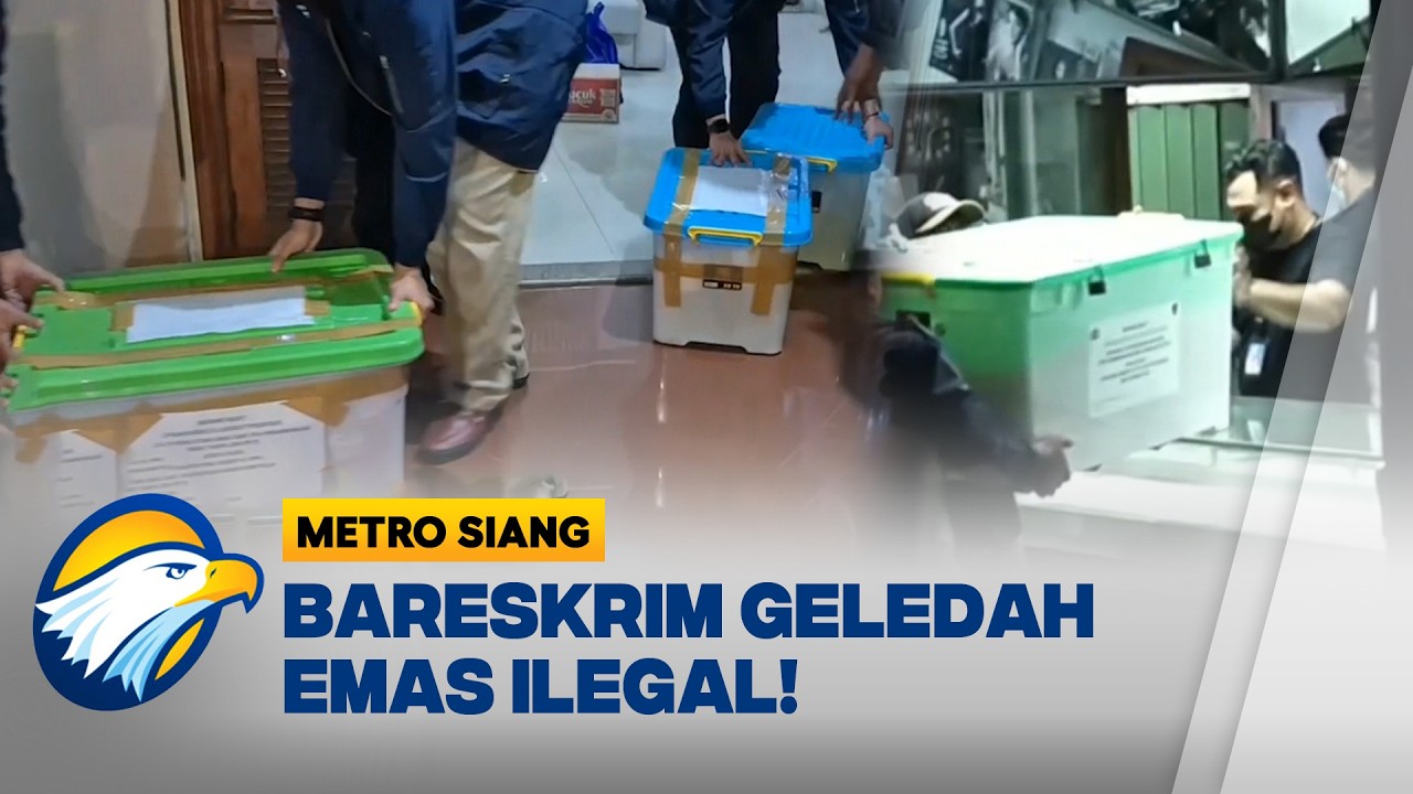 Bareskrim Geledah Tempat Pengolahan Emas Ilegal di Surabaya dan Nganjuk - [Berantas]