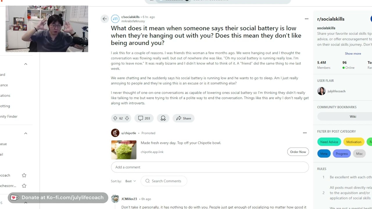 Social battery, explained for both introverts and extroverts