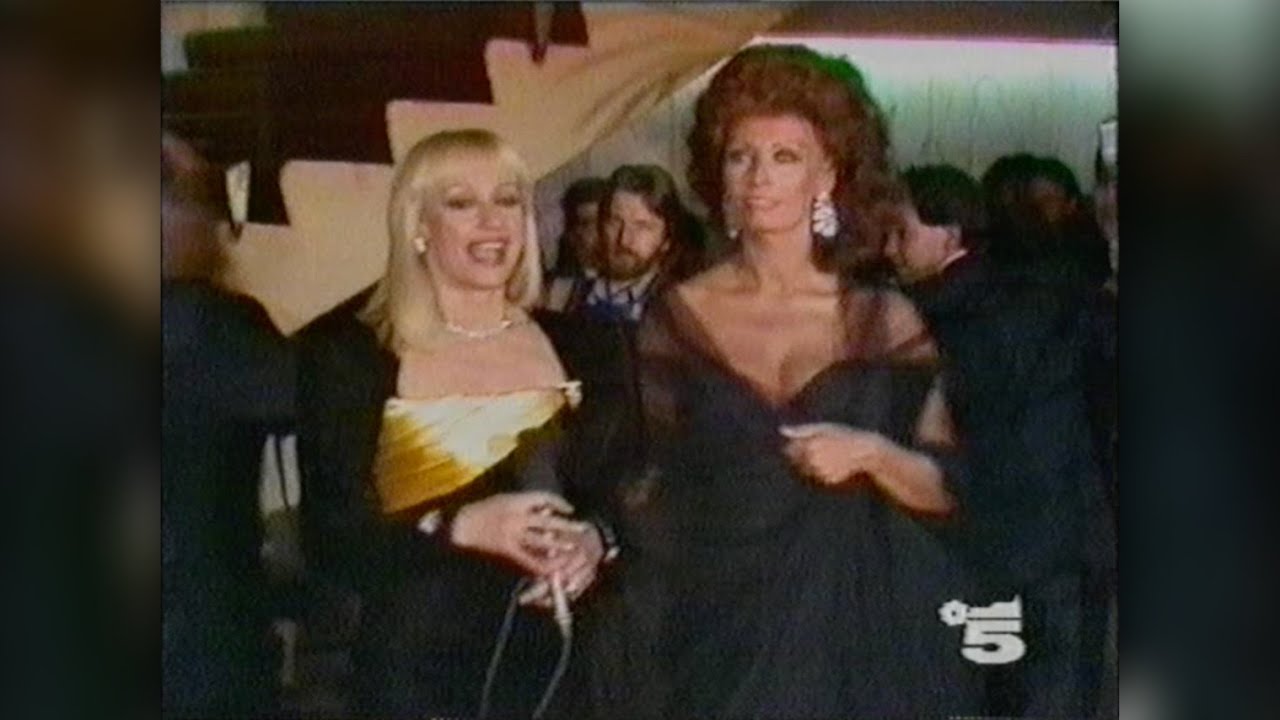Raffaella Carrà intervista Sophia Loren (Raffaella Carrà show 1988)