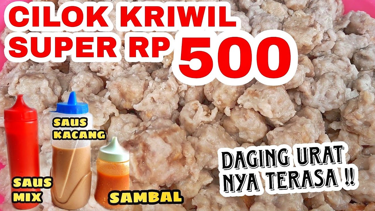 PART 1. IDE JUALAN BULAN PUASA‼️ CILOK KRIWIL❗️ENAK & KENYAL SIAP-SIAP DI KERUBUTIN PEMBELI❗️