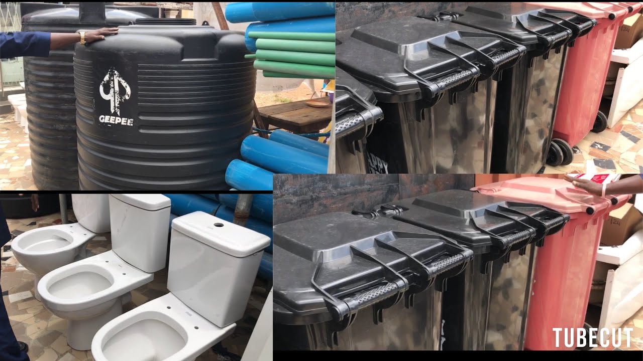 Price Of Water Tanks, Bin Tanks, Plumbing Pipes, Water Closet, Chamberless Pipes In Benin City.