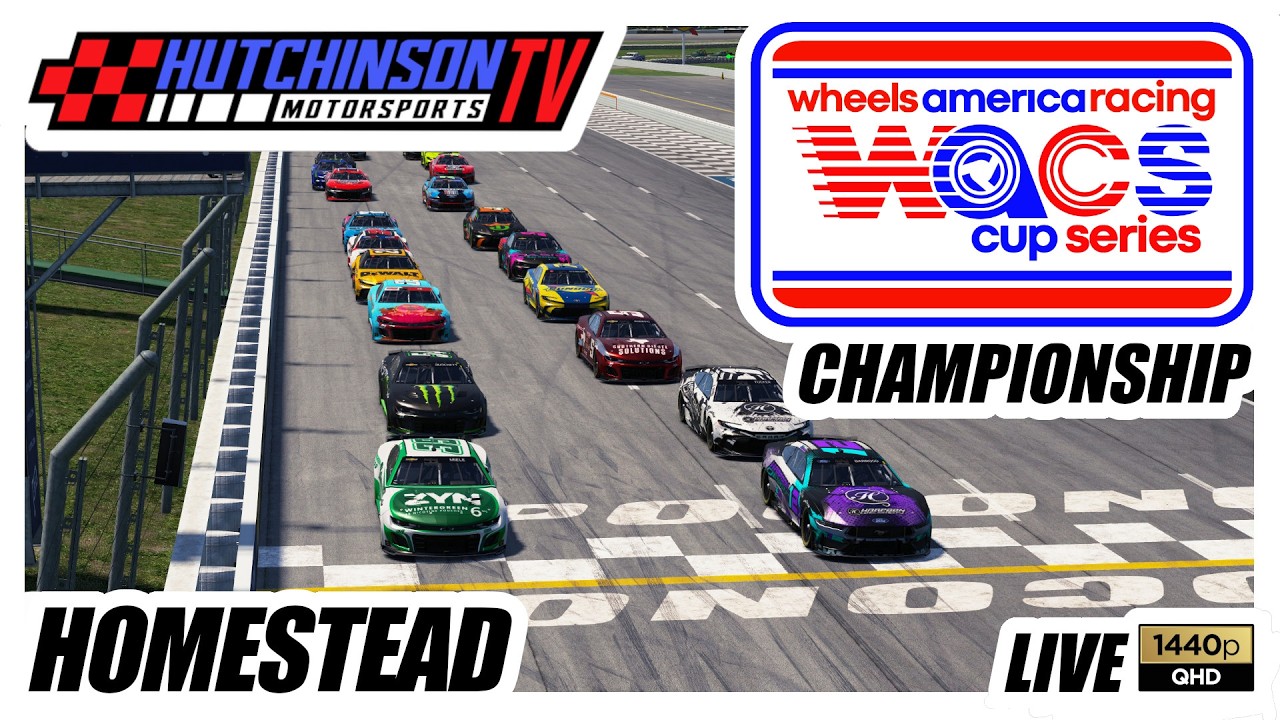LIVE iRacing Wheels America Cup Series @ Homestead - CHAMPIONSHIP - Starts at 8:25PM EST