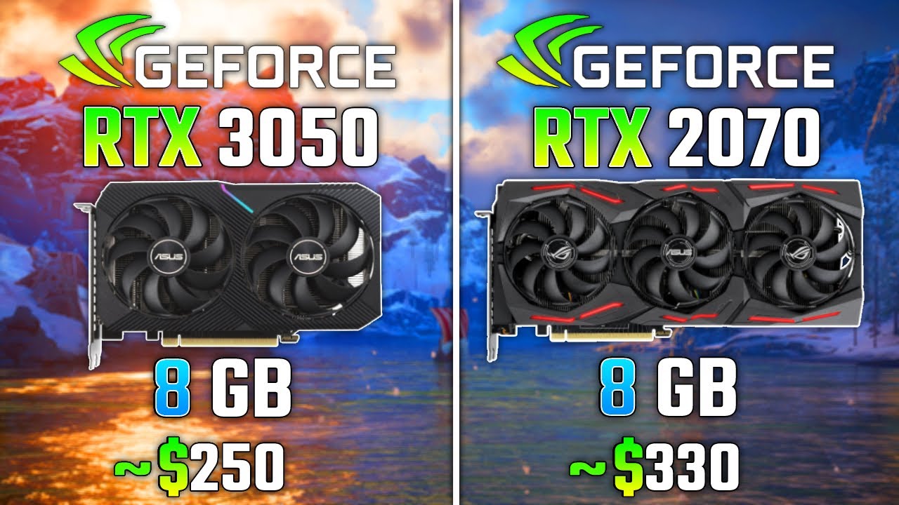 RTX 3050 vs RTX 2070 | Test in 5 Games | 1440p