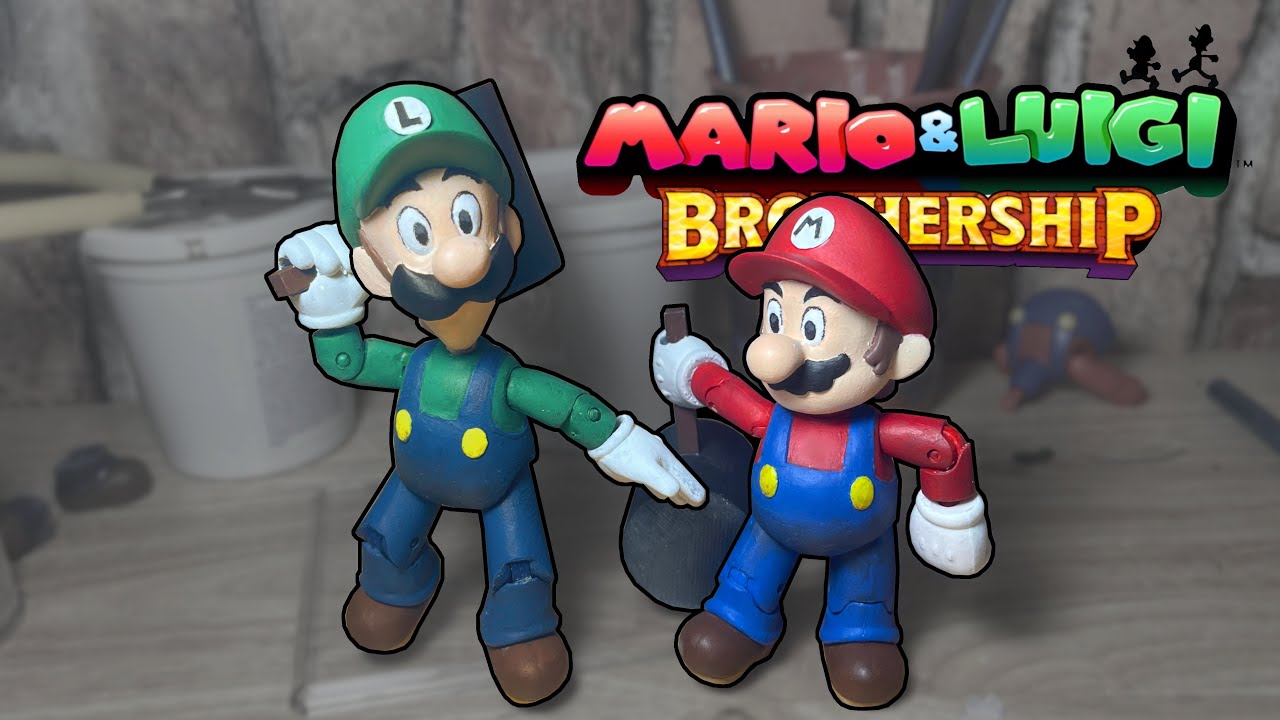 Mario and Luigi Brothership: Custom Action Figures