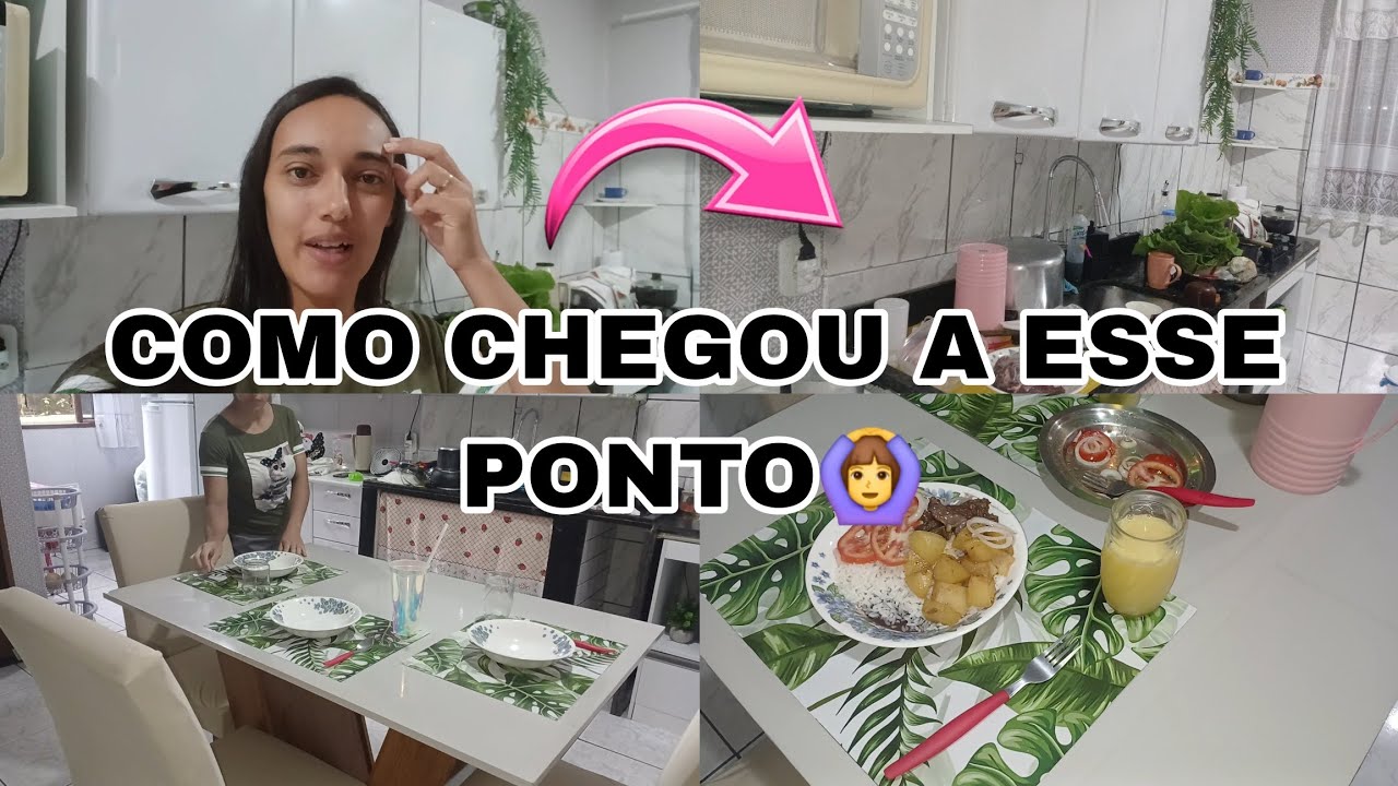 LIMPEZA/MESA POSTA SIMPLES/ALMOÇO DLEICIOSO😋
