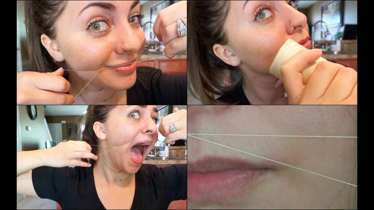 How to thread your upperlip