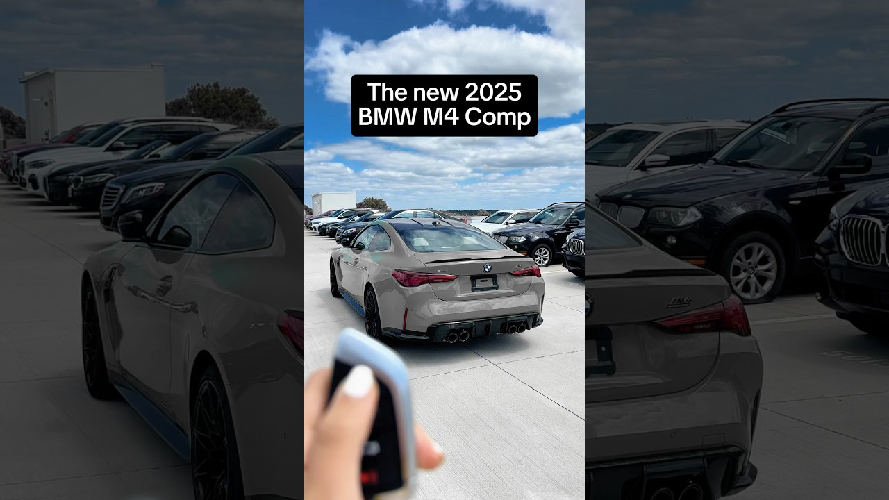 CRAZY BMW COLOR ON THE NEW 2025 BMW M4 COMP #bmw #shorts