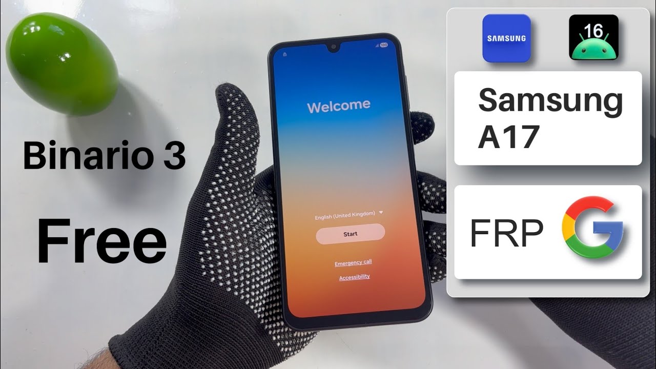 Eliminar Cuenta Google Samsung A17 | Binario 3