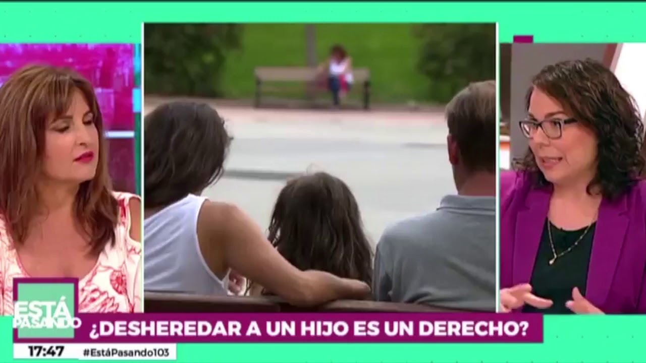 En Telemadrid ¿Se puede deseheredar a los hijos por maltrato o desatención hacia los padres ?