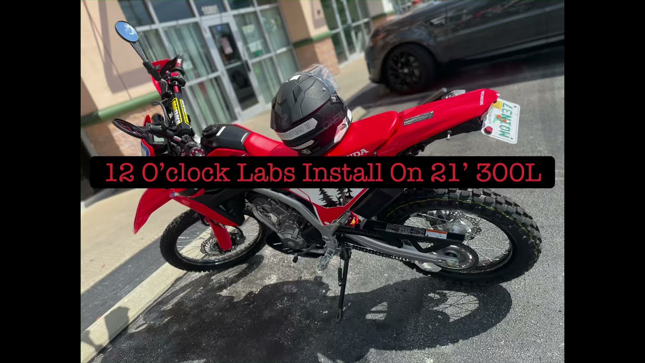 12oclockLabs DRC Intergraded turn signal tail light install on 21' #Honda #CRF300L #dualsport