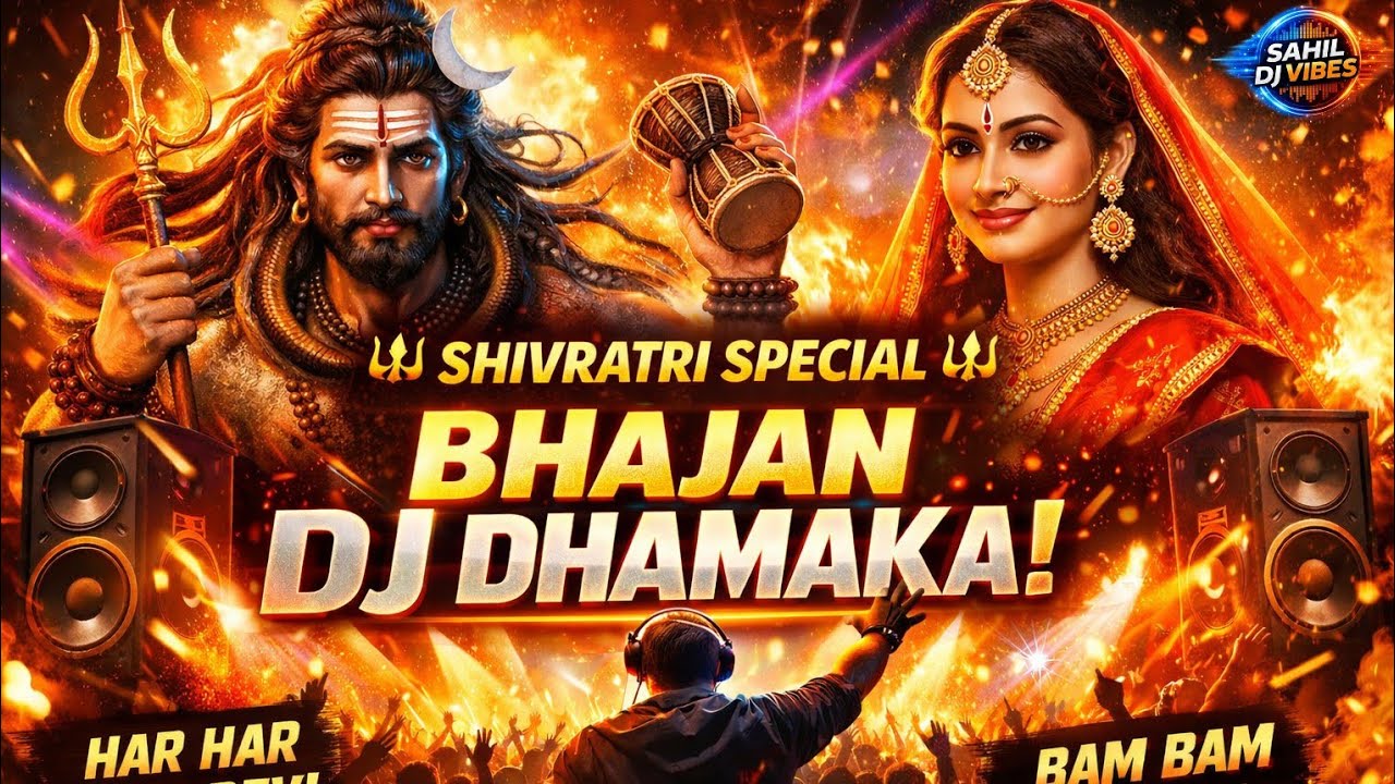 Shivratri Special Bhajan 2026 🔱DJ Dhamaka | Har Har Mahadev | Gora Parvati Mahadev | Sahil Dj Vibes 