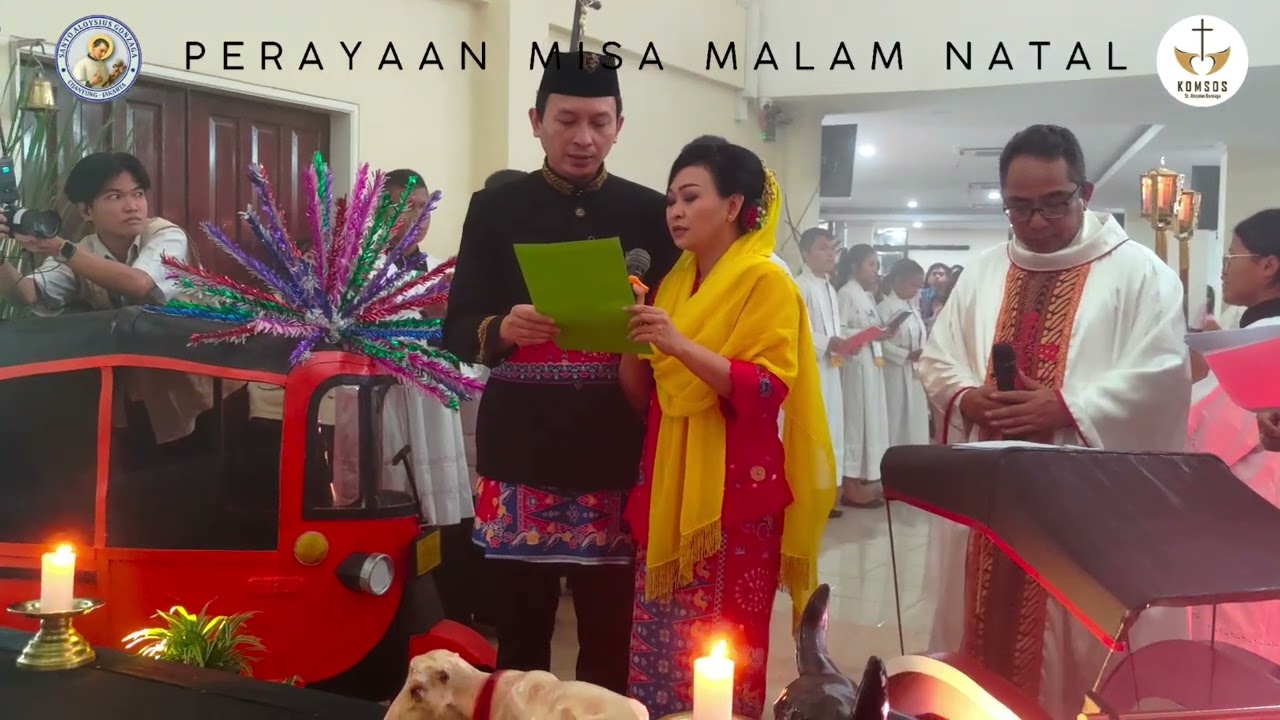 Misa malam Natal 2024, Gereja St Aloysius Gonzaga Paroki Cijantung