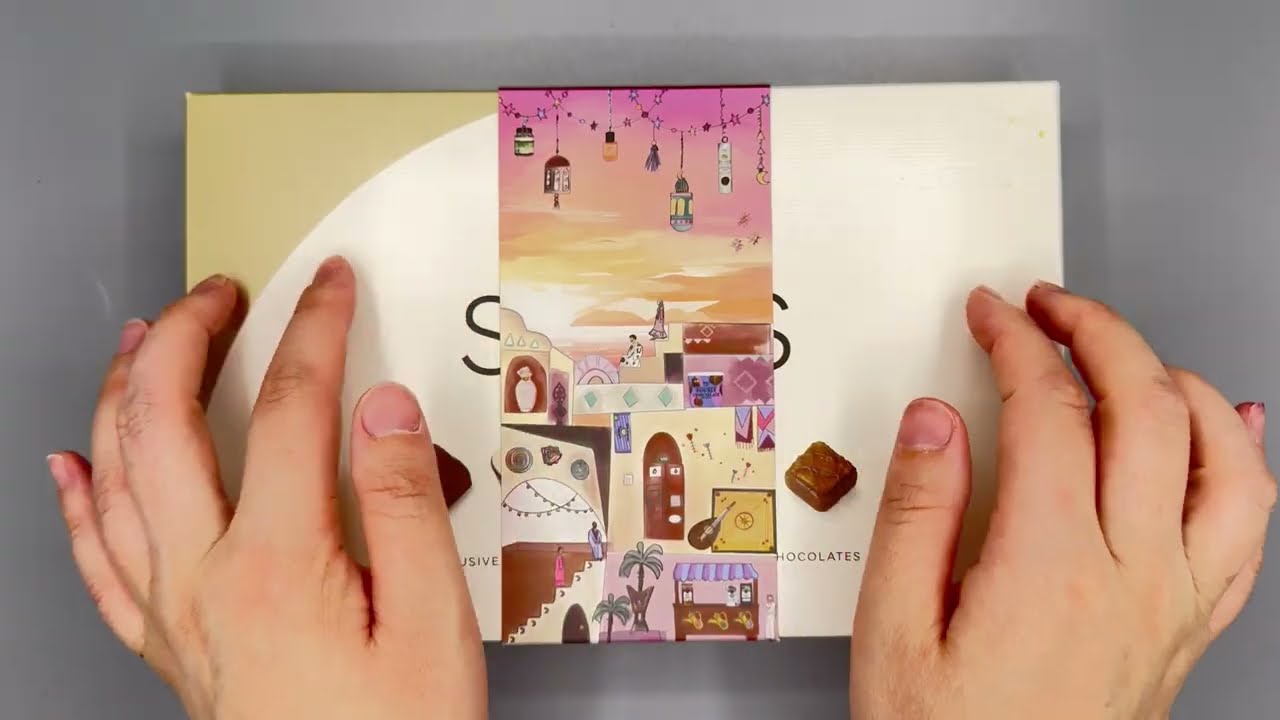 Let’s try how it is “Ramadan Kareem”chocolate from M&S brand