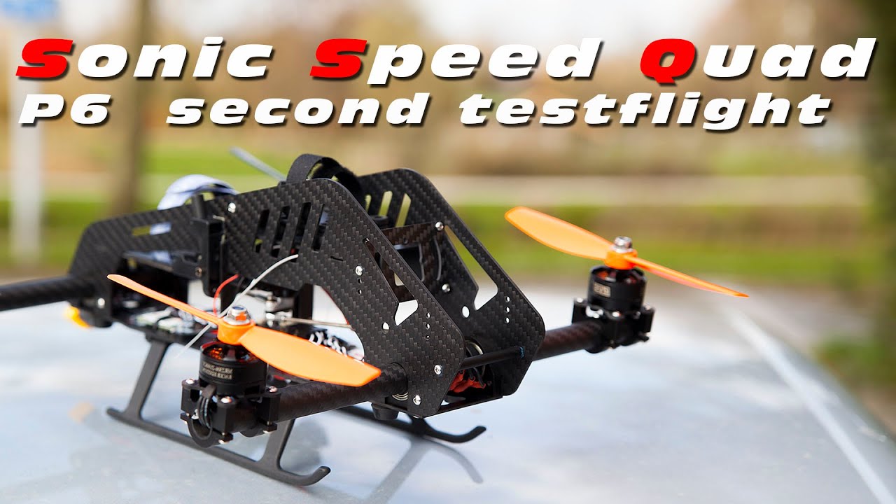 Sonic Speed Quadcopter! Part 6: motor-tilting test :)
