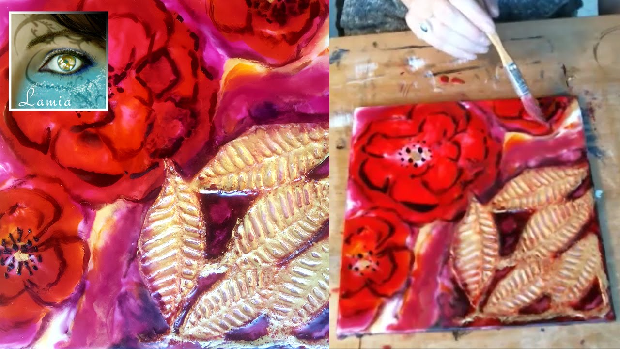 Encaustic Beeswax Painting Tutorial #1 - Learn How To Embed Paper