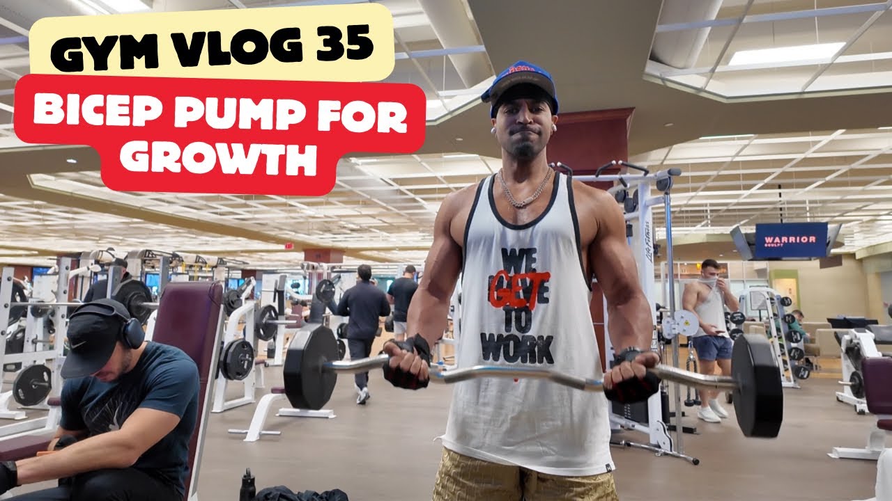 GYM VLOG 35 - Biceps/Arm workout guaranteed results! 