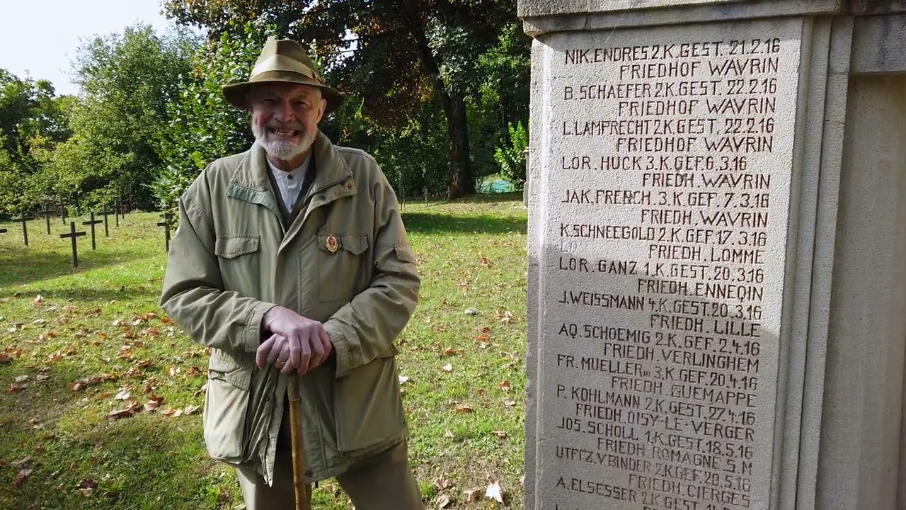 2022 Battlefield Tour - German Cemetery near Azennes