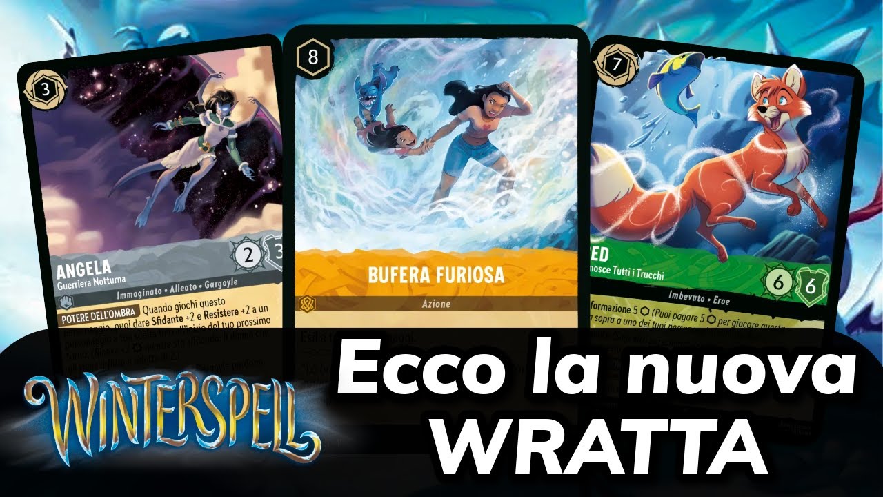 WINTERSPELL spoiler parte 4! Abbiamo la NUOVA WRATTA!! #lorcana #ravensburg 
