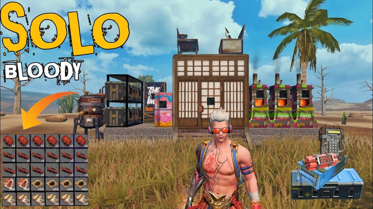 Solo Lucky Bloody Max Server  Part 3 Last island Of Survival
