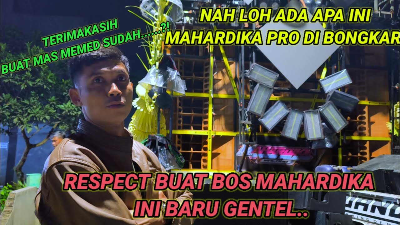 NAh Loh Ada Apa ini Mahardika Pro Di Bongkar, Evaluasi Dini, terimakasih buat mas memed yg sudah....