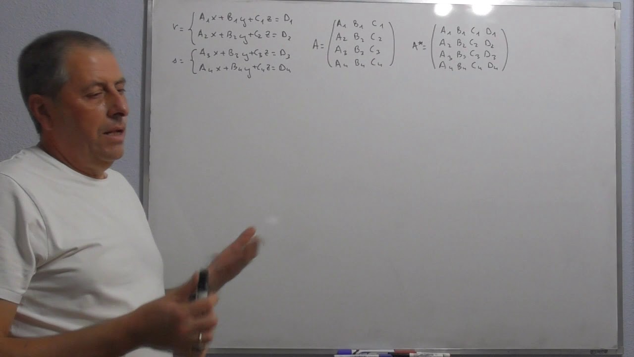 Posiciones relativas de dos rectas en R3