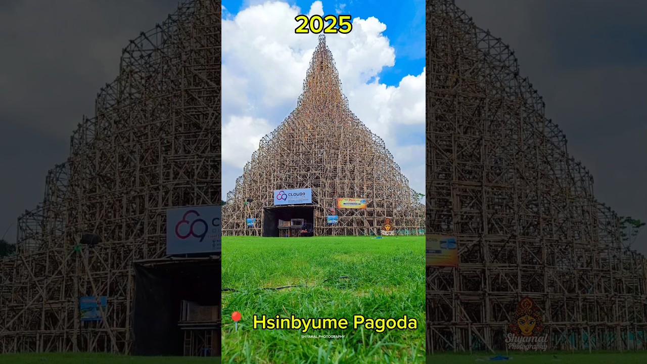 Kalyani's BIGGEST Durga Puja Pandal in 2025 Kalyani ITI More Durga Puja 2025 #durgapuja2025 #shorts