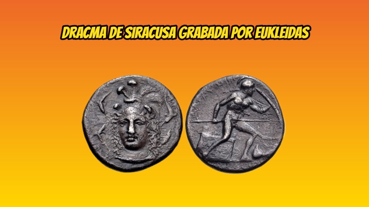 Moneda del mes #4. Dracma de Siracusa grabada por Eukleidas