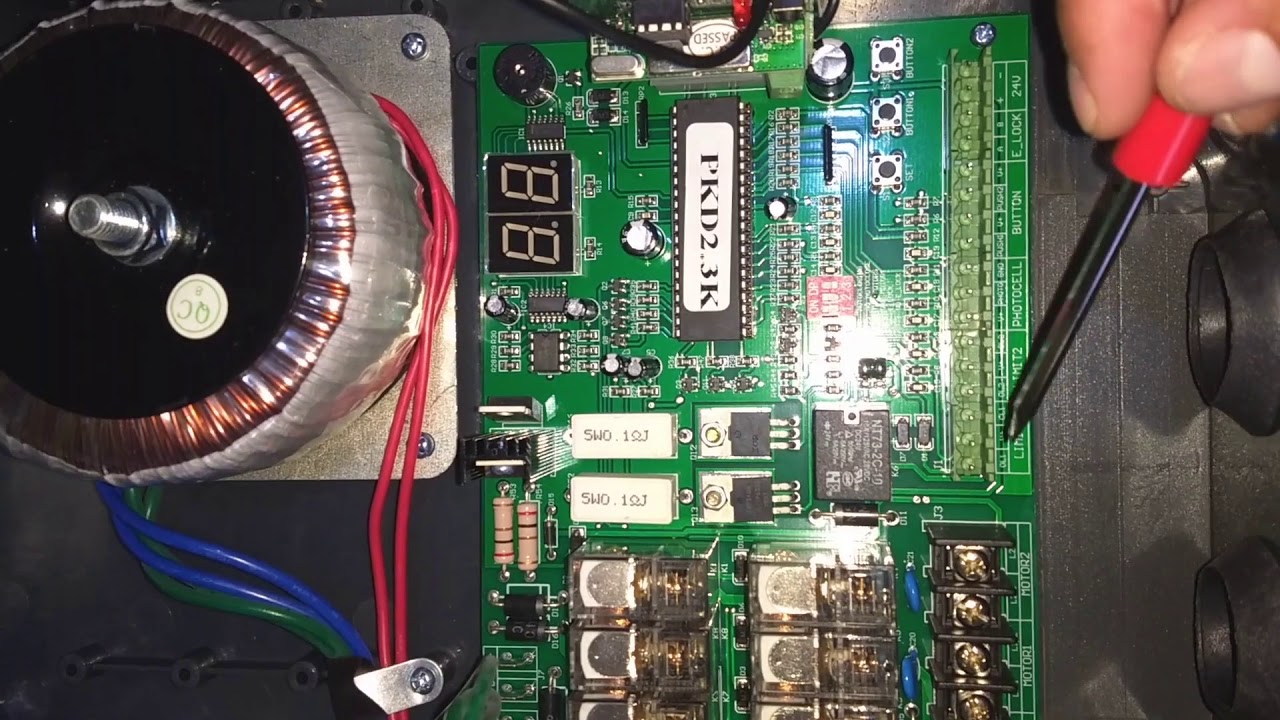 AccessPro. Conexión Básica Motor Abatible XBSPK03
