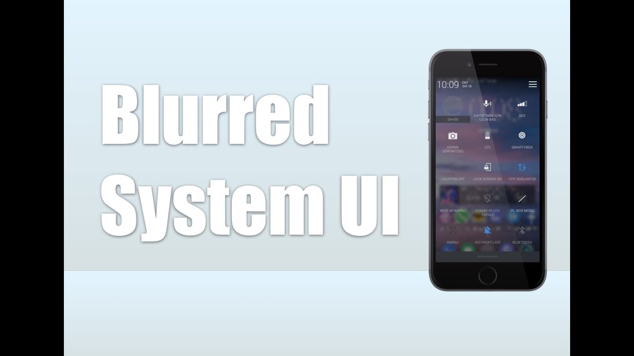 HOW TO GET BLURRED UI ON ANDROID | TechGenieT3G