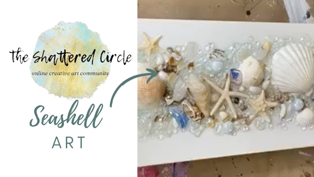 DIY Seashell Art (Glass & Resin Art Tutorial)