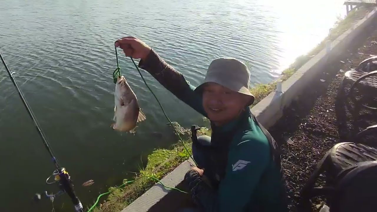 Mancing di siakap pu patimban subang lagi bro #fishing 