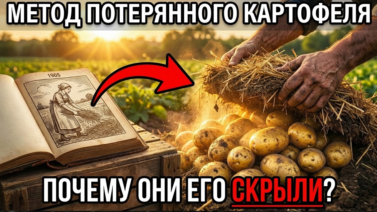 Забытый картофельный метод, который даёт ОГРОМНЫЙ урожай без усилий