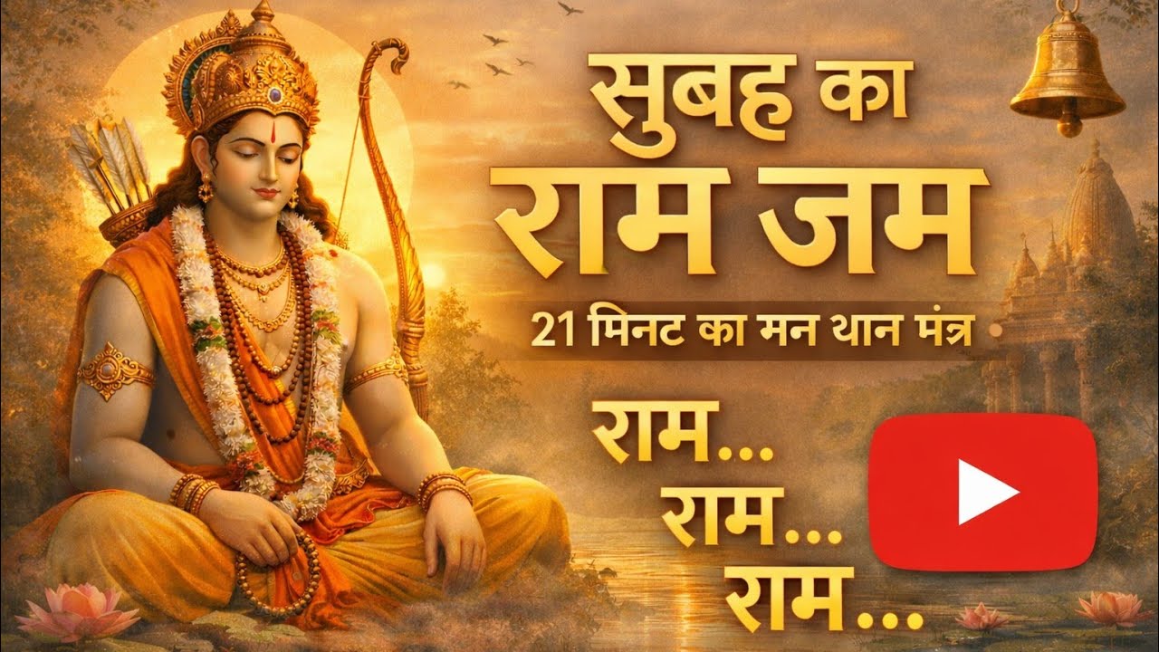 राम राम जप !! Ram Ram jap !!प्रातःकाल ध्यान के लिए राम-राम जप | 21 मिनट आत्मशुद्धि