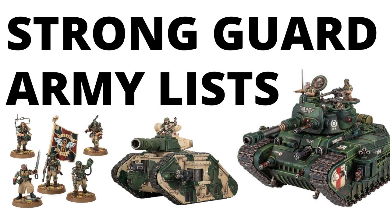 Five Strong Astra Militarum Army Lists - What's Winning for Imperial Guard?