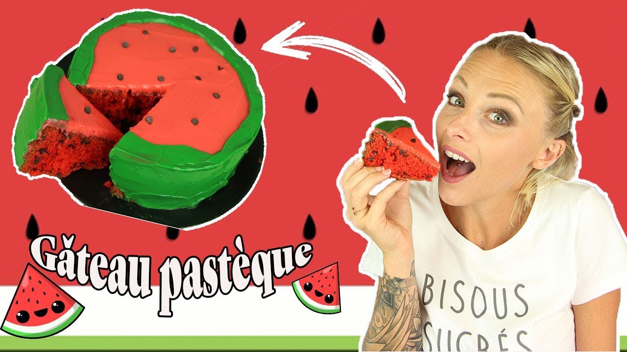 ♡• RECETTE KAWAII | GÂTEAU PASTÈQUE •♡