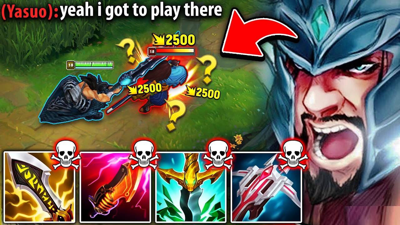 Tryndamere but I nuke your whole healthbar in 0.1 seconds FLAT! (BEST TRYND BUILD)