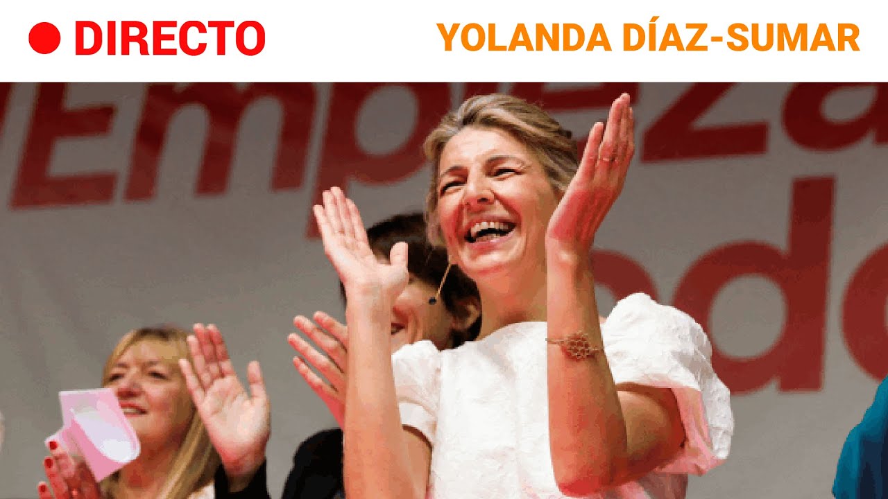 YOLANDA DÍAZ lanza su CANDIDATURA con SUMAR: 