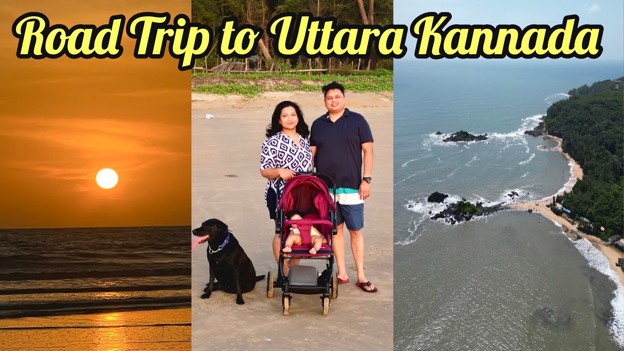 Uttara Kannada EP 01: RoadTrip 2023 | Karnataka | Bengaluru to Kumta | Baada Beach | Roving Couple