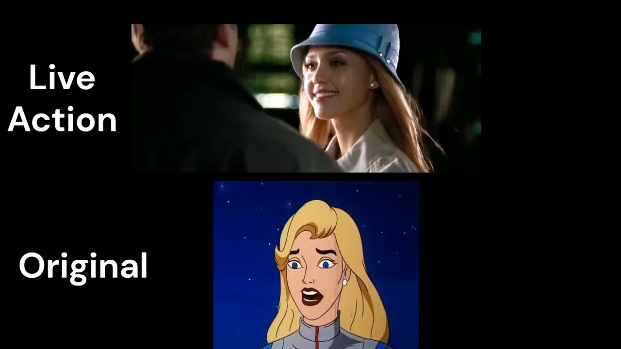 Fantastic Four 1994 Intro Animated Vs Live Action Comparison