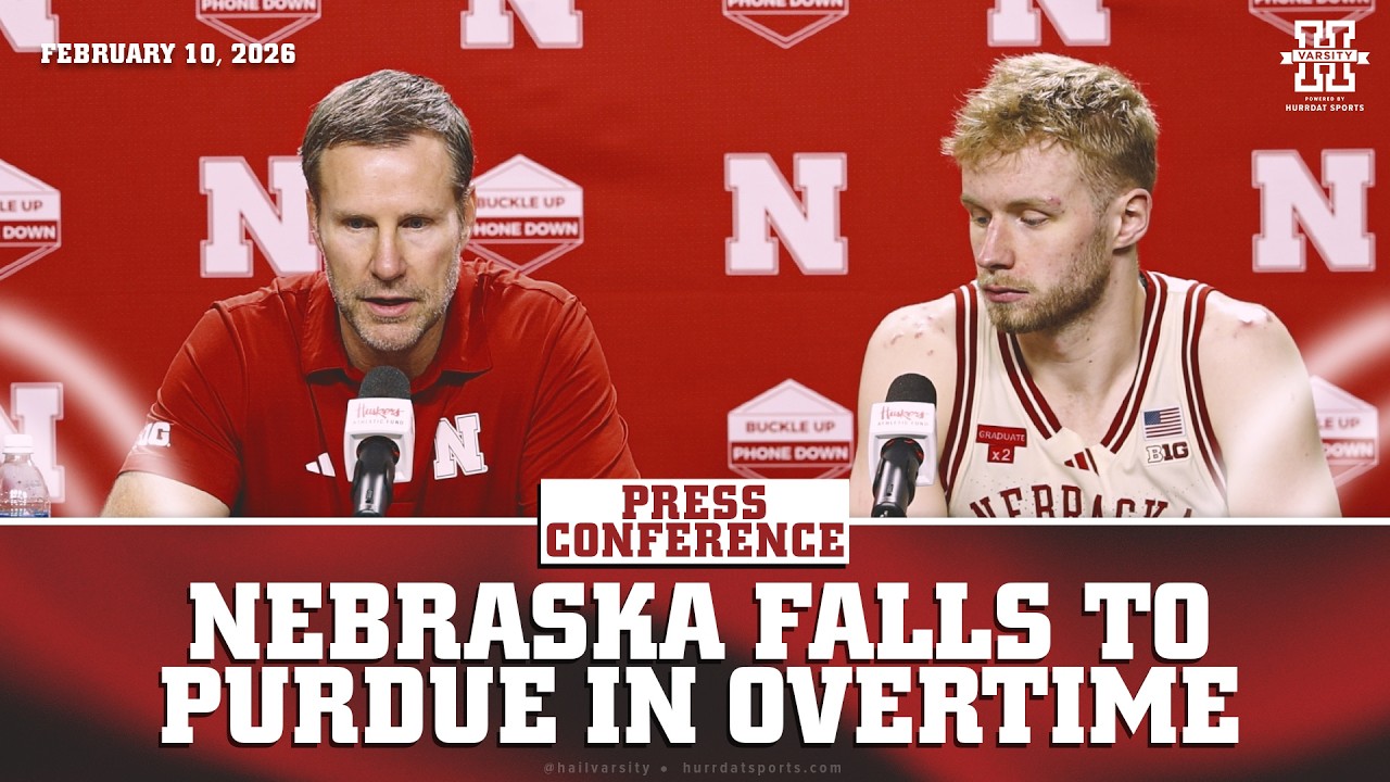 Fred Hoiberg & Rienk Mast After Loss To No. 12 Purdue | Nebraska Basketball Press Conference