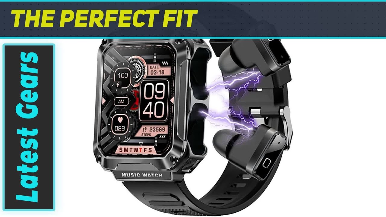 ATEVIX T93 Smart Watch with Earbuds Review - The Ultimate 3-in-1 Wearable!