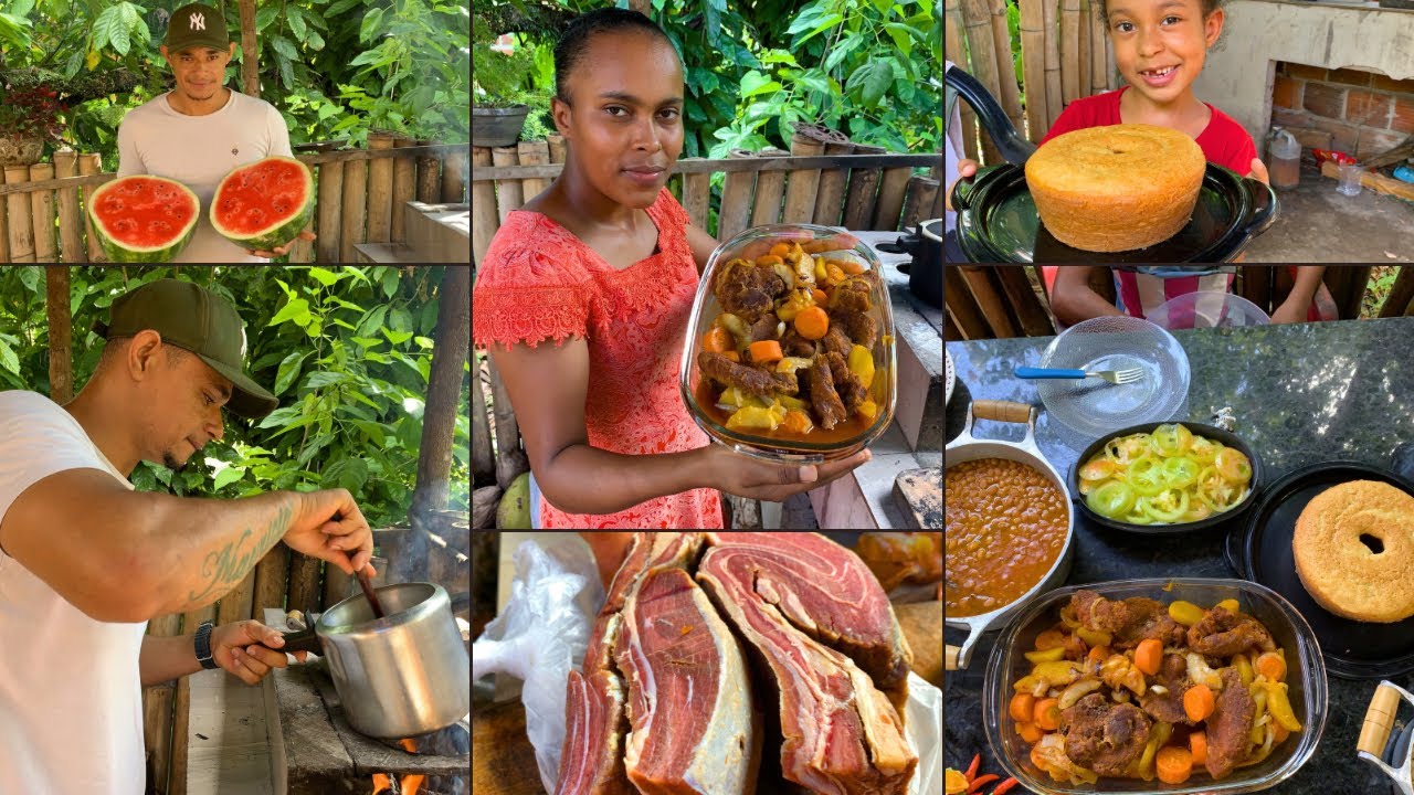 preparamos uma carne de panela cozida só na cebola sem água com bastante verdura ficou uma delícia.
