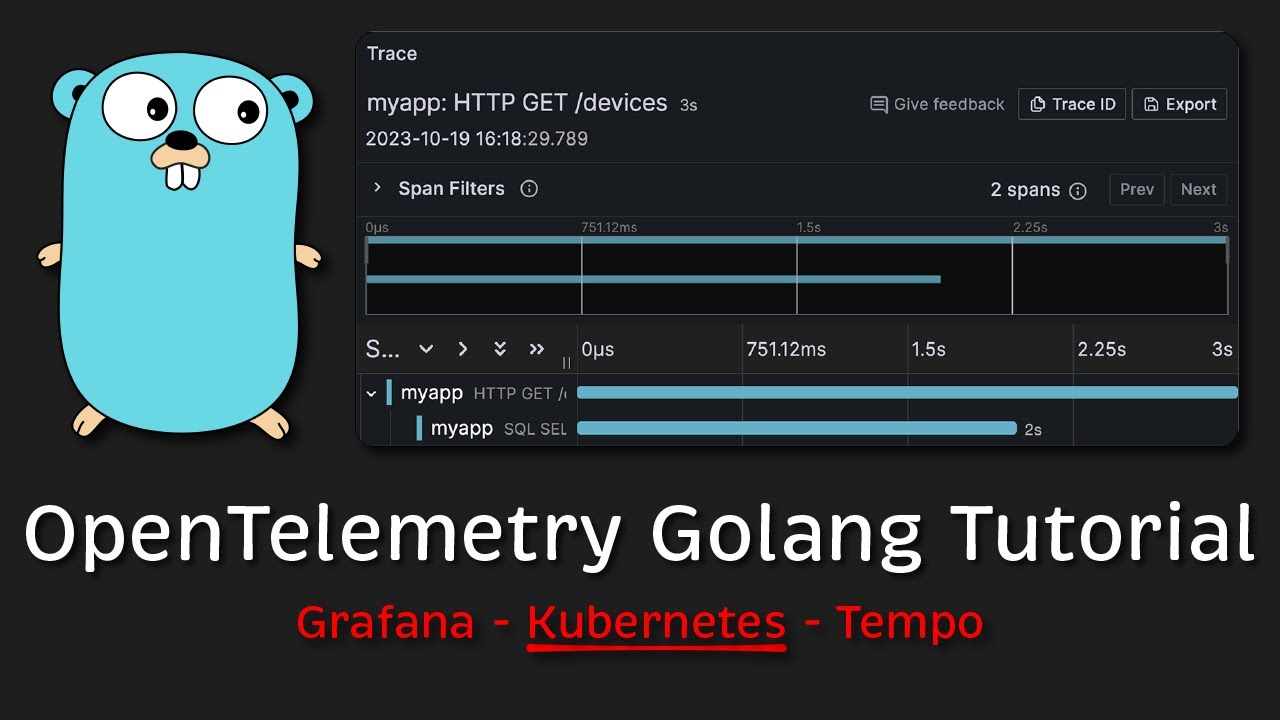 Учебное пособие OpenTelemetry Golang (трассировка в Grafana, Kubernetes и Tempo)