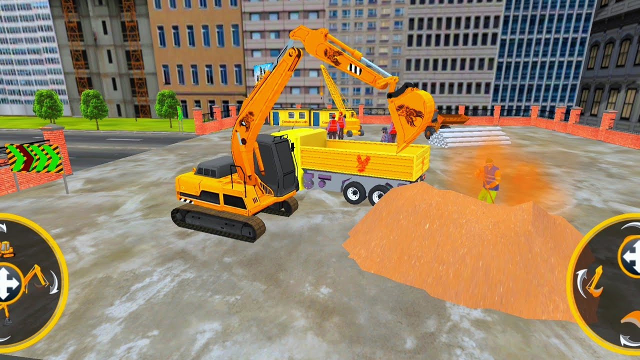 WORK SIMULATOR GAME OPEN WORLD 🌎 GAME TRUCK GAMES JCB AND FORCLIP GAMES