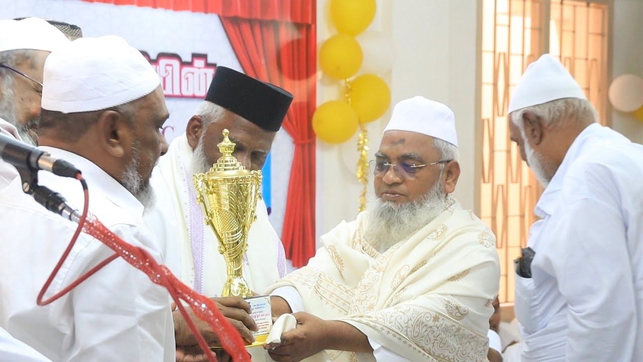 25 ஆண்டு கால ஆசிரியப்பணிக்கு கண்ணியம் செய்தல் | சேலம் நூருல் இஸ்லாம் அரபிக் கல்லூரி பட்டமளிப்பு விழா